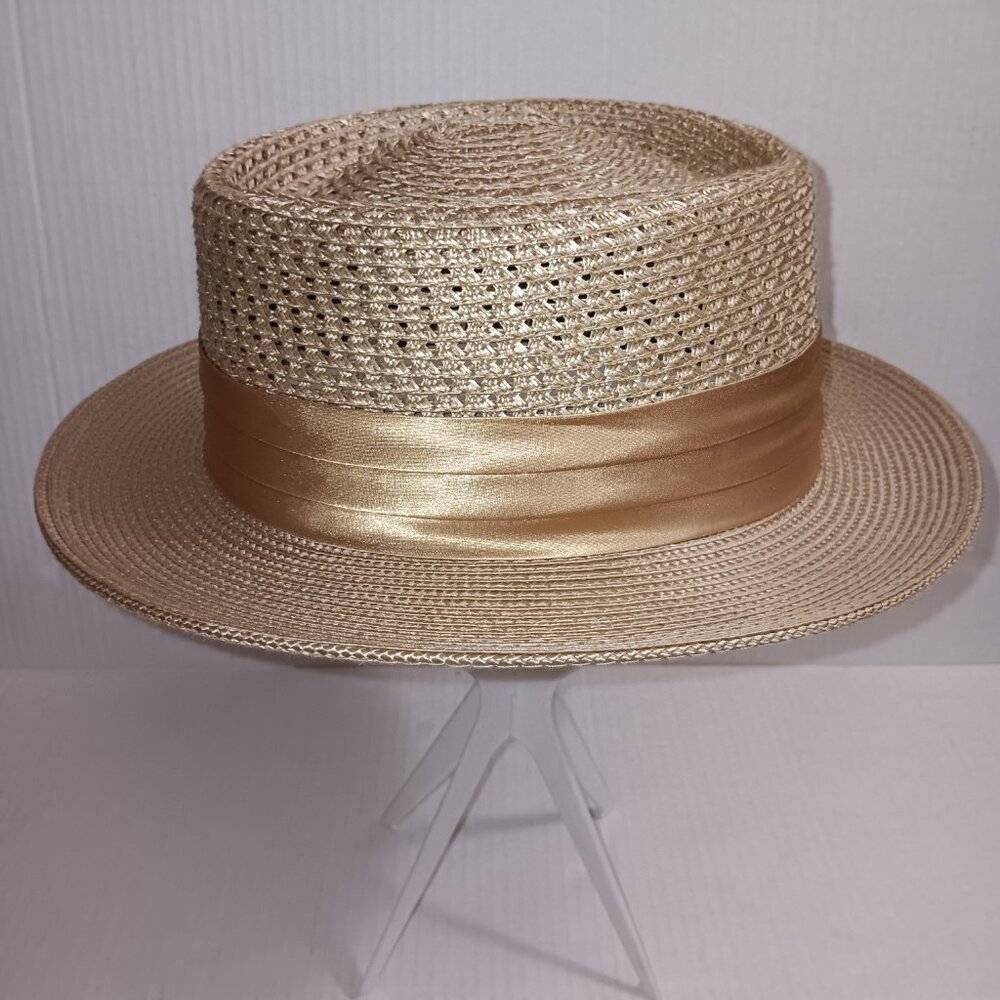 MONTIQUE MEN'S MESH STRAW HAT - Picture 6 of 11